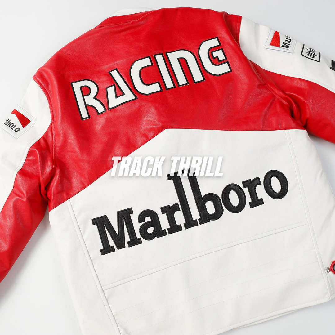 TRACK THRILL™ - KURTKA SKÓRZANA MARLBORO